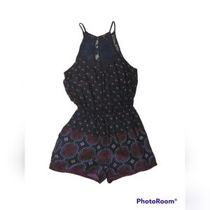 Rue21 Floral Peasant Print Romper